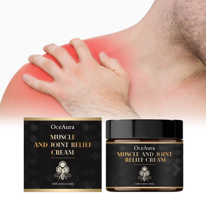 OceAura Bee Venom Cream, High Strength Recovery Muscle Joint Cream, Natural Organic, Soothe Back, Neck, Hands, Feet, Shoulder, Leg, Knee, Ankle Pain